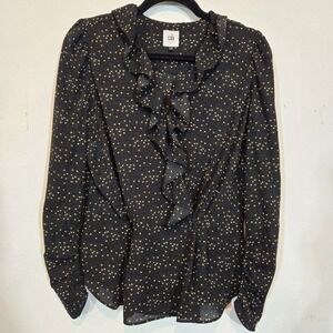 Cabi Hearts Wrap Blouse Size Small